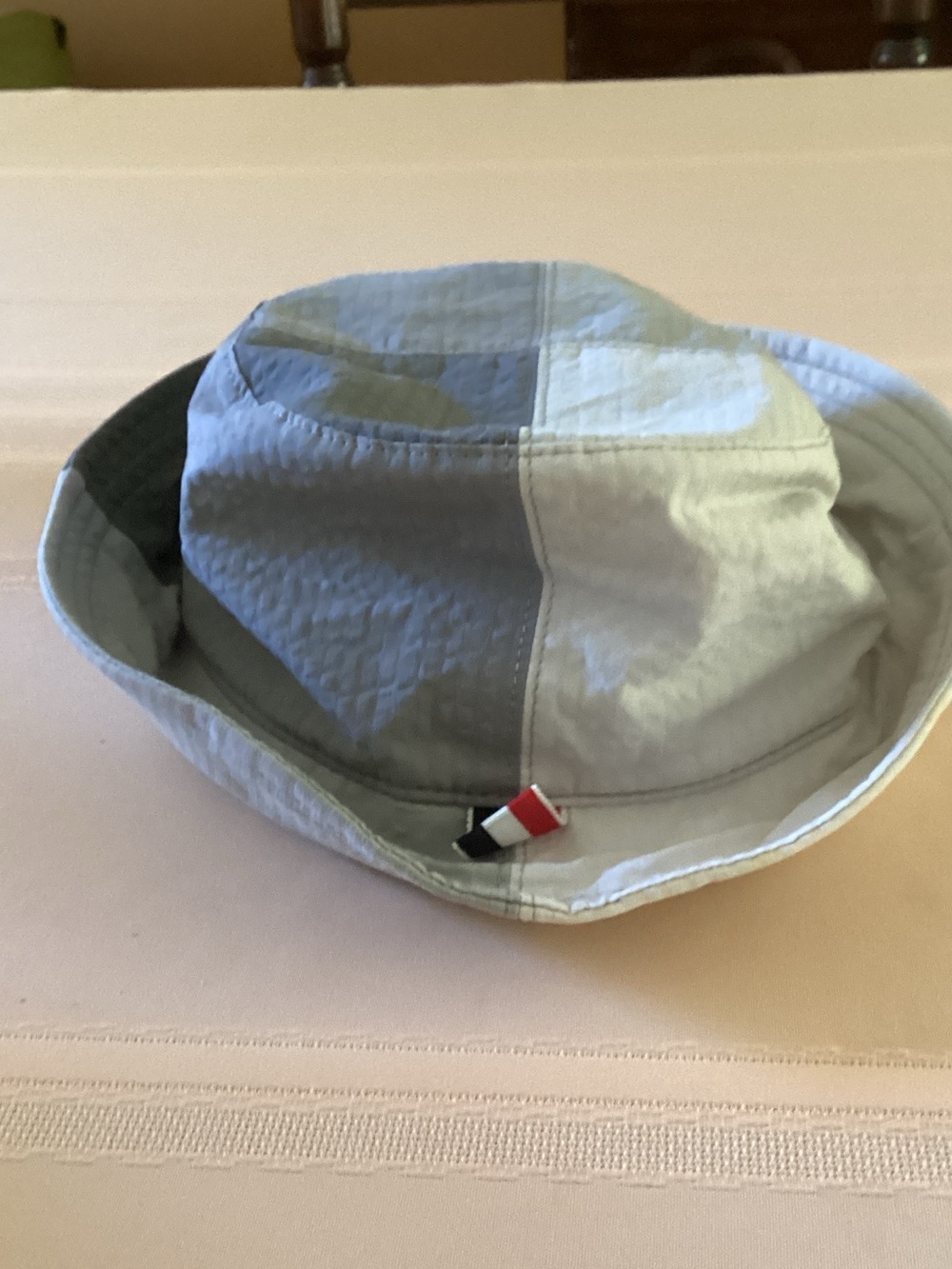 Men's Two-Tone Light Gray Bucket Hat